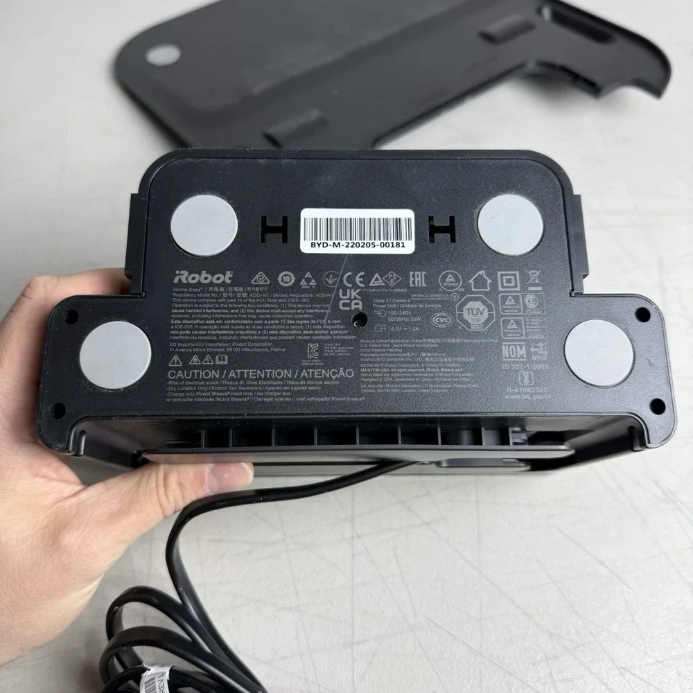Genuine iRobot Braava Jet M6 ADD-N1 Home Base Charger Charging Dock Cord Black